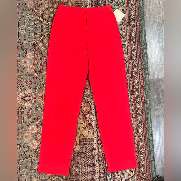NWT Vintage Red Liz Claiborne Mom Pants - Picture 5 of 8